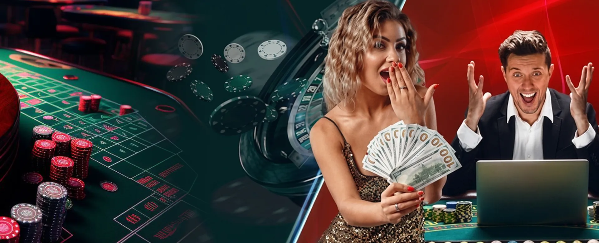 taya365 Live Casino Dealer with cards and roulette wheel